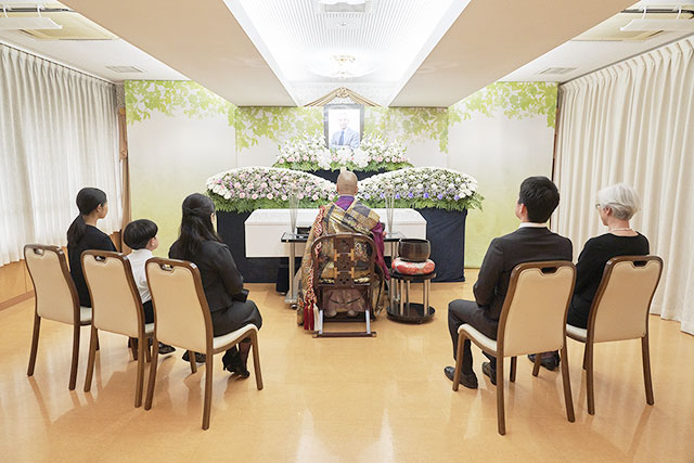1日家族葬の施行例