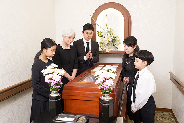 火葬式の施行例