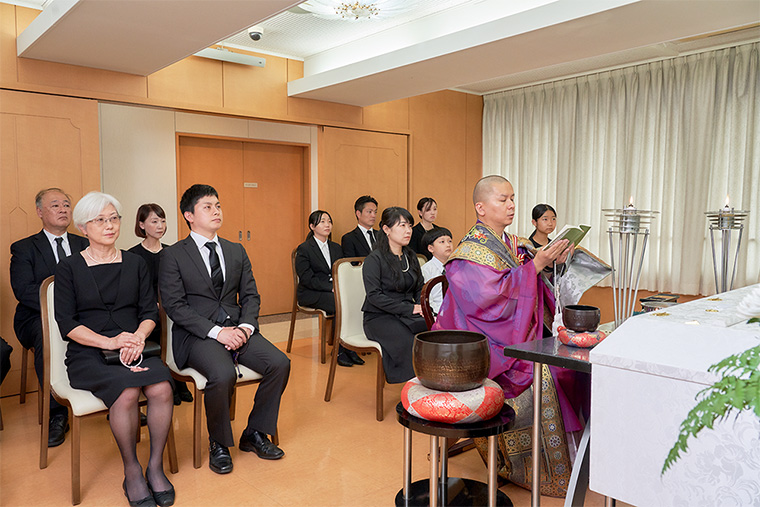 1日葬のお別れの時間