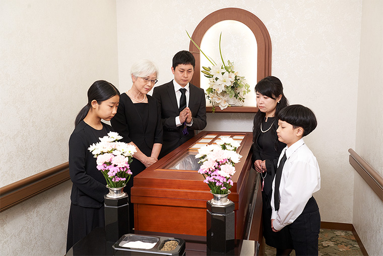 火葬式のお別れの時間